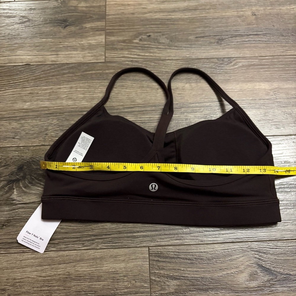 NWT Lululemon Flow Y Bra *Nulu A-C Cup (Sequoia) Size 10 - Picture 7 of 7